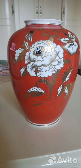 Винтажная ваза фарфор Wallendorf-Schaubach Kunst