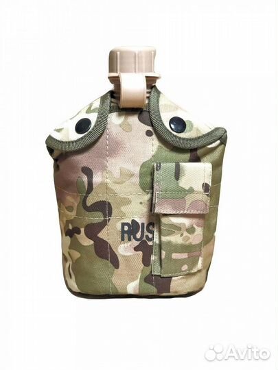 Фляга с кружкой-котелком походная в чехле