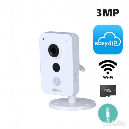 Wi-Fi Камера для видеонаблюдения Dahua