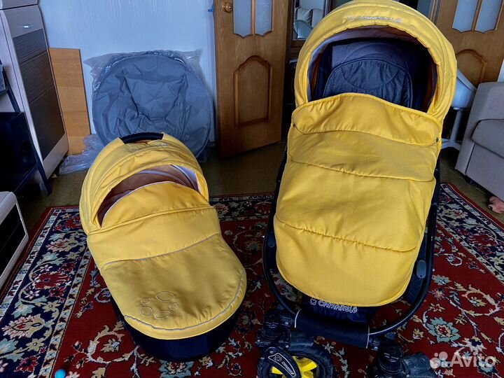 Коляска camarelo 2 в 1