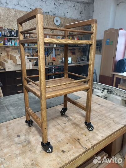 Тележка косметологическая, этажерка на колесах