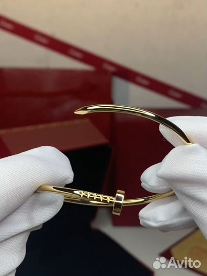 Браслет Cartier гвоздь золотой