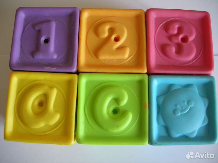 Кубики резиновые