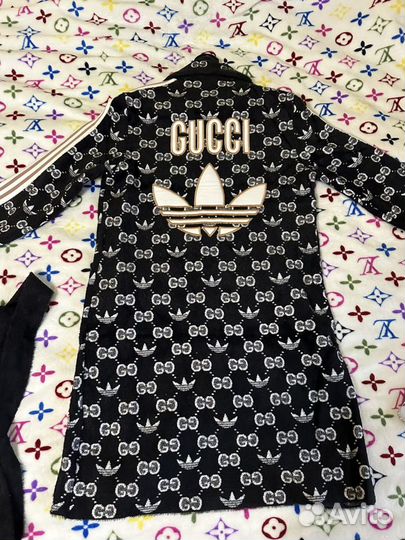 Пальто жакет gucci adidas