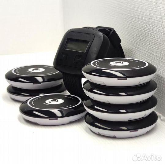 Кнопка вызова официанта, мастера, админа с часами