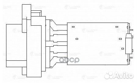 Резистор э/вент. отоп. для а/м Ford Transit (00