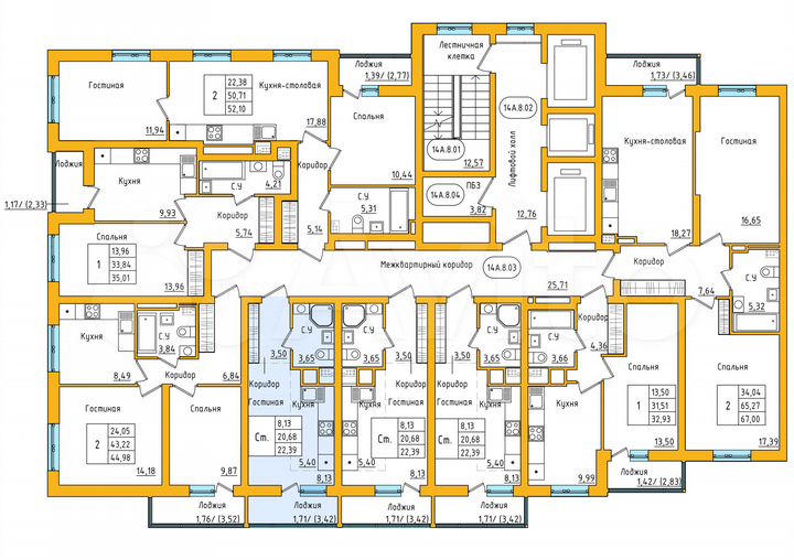 Квартира-студия, 22,4 м², 4/27 эт.