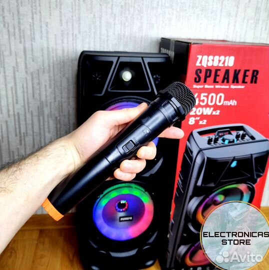 Колонка Большая ZQS-8210 Black v.5