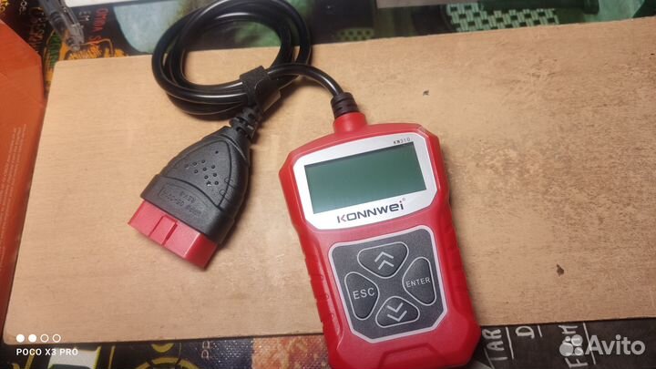 Автомобильный диагностический сканер konnwei KW310