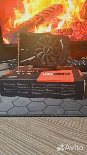 Видеокарта Rx 550 4gb