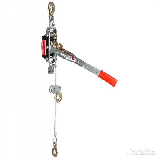 Лебедка рычажная, тяга 4 т, подъем 1.6 т, двойное