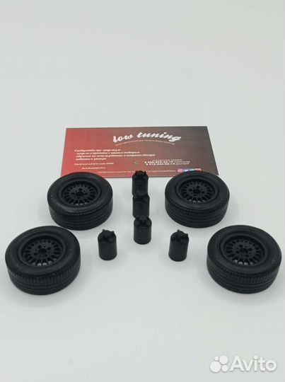 Моделизм 1:18 тюнинг BMW диски Крабы 3Д печать