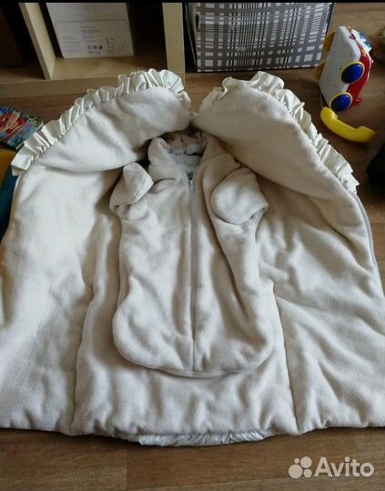 Зимний конверт на выписку