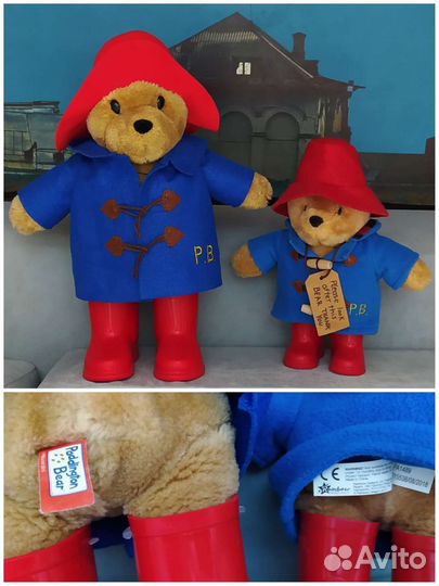 Бурые мишки Boyds,Paddington,Bukowski,Harrods,Russ