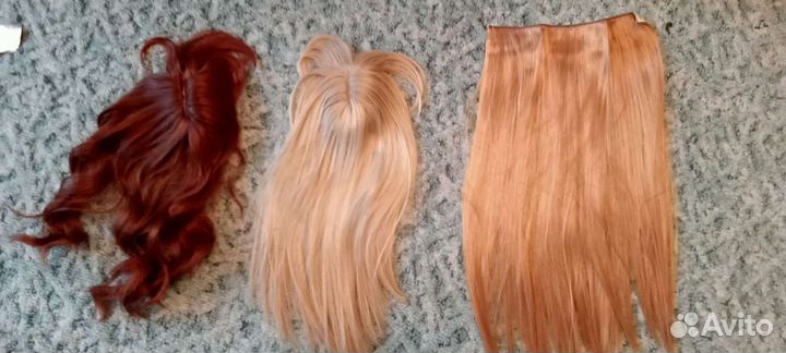 Волосы на заколках новые