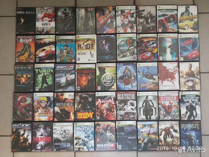 Игровые диски и игры для X BOX 360