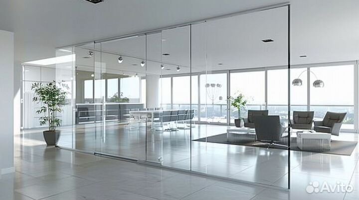 Перегородка из стекла с гарантией