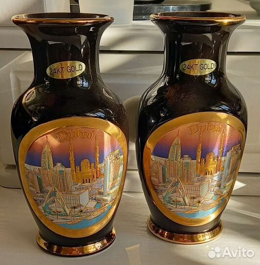 Две вазы Chokin,япония
