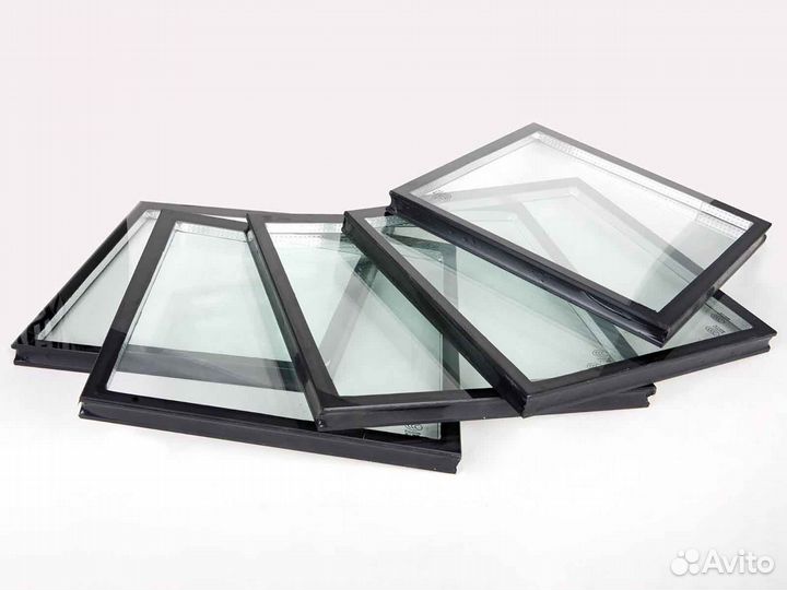 Ремонт окон, стеклопакет Эконом RAL88011