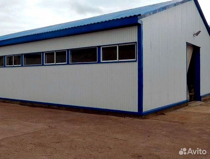 Строительство зернохранилищ с профнастилом под клю