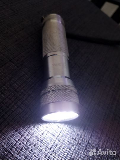 Фонарик карманный металлический