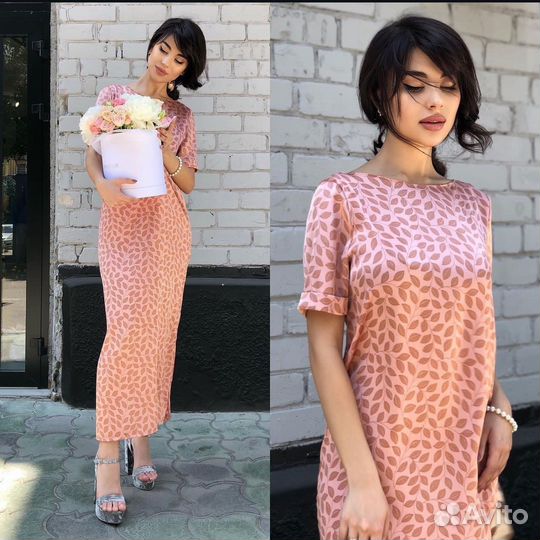 Платье женское натуральный шелк