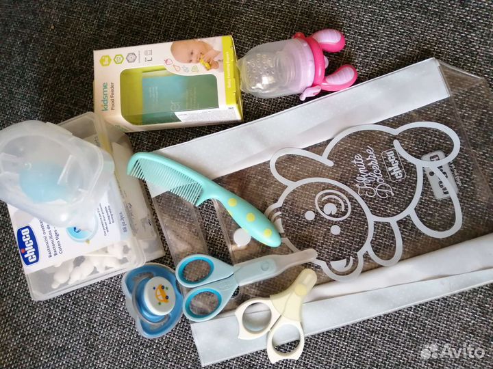 Pigeon, Chicco для гигиены малыша + ниблер