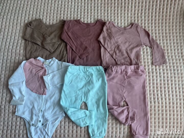 Большой Пакет вещей для девочки 68-74