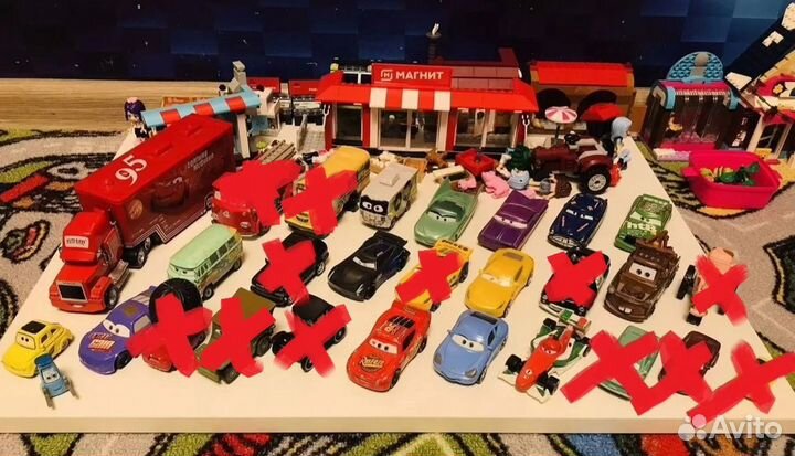 Модели машинок из мульта Тачки