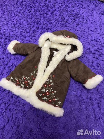 Дубленка на девочку