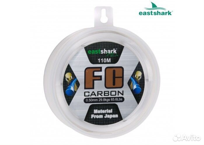 Леска FC 110m carbon прозрачная 0,16-0,50 мм