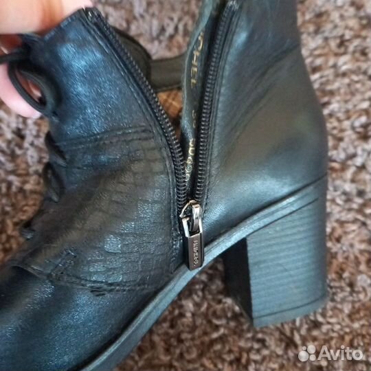 Ботинки демисезонные на баечке нат.кожа 36 разм