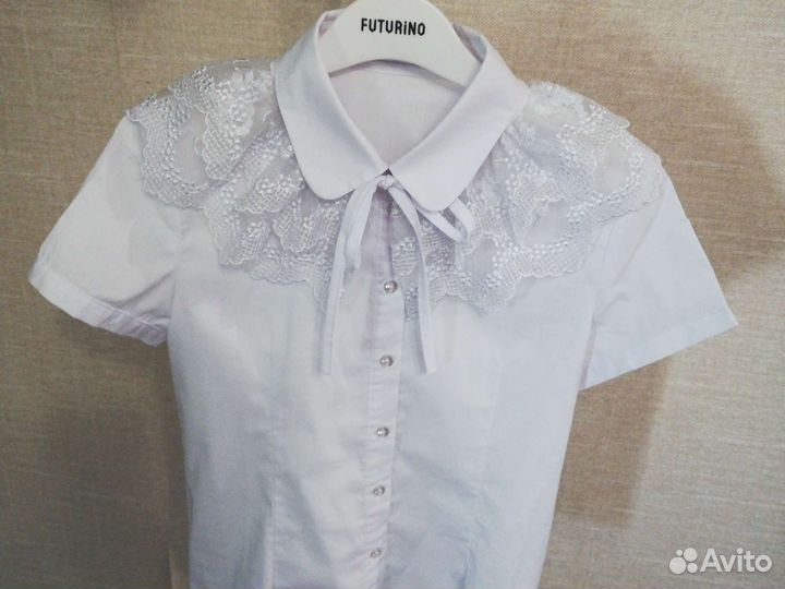 Воротник ажурный для девочки к школьной рубашке