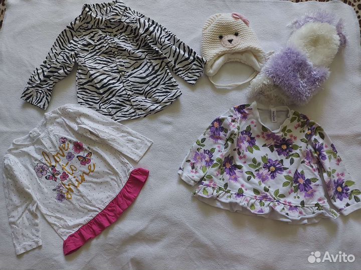 Вещи для девочки пакетом (р.80-98)