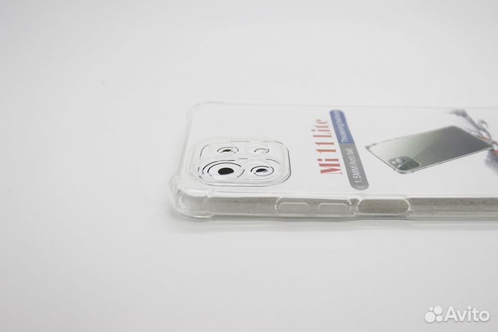 Прозрачный чехол на на Xiaomi Mi 11 Lite