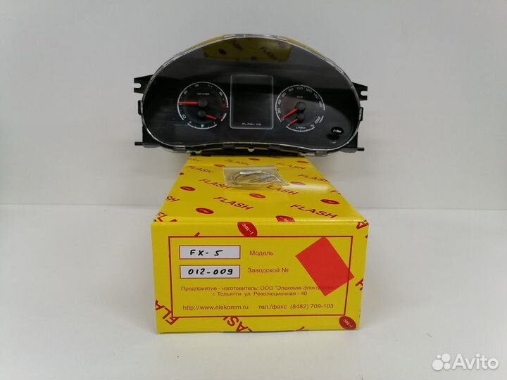 Панель приборов flash X5 Приора,Калина,ваз 2110-12