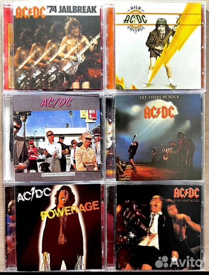 Музыкальные cd диски AC/DC (европейские издания)