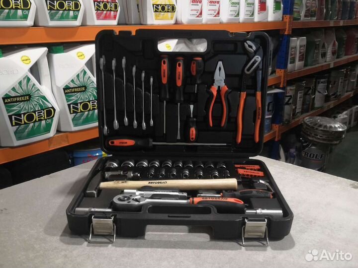 Набор инструмента 1/2DR 1/4DR 56 пр автоdело