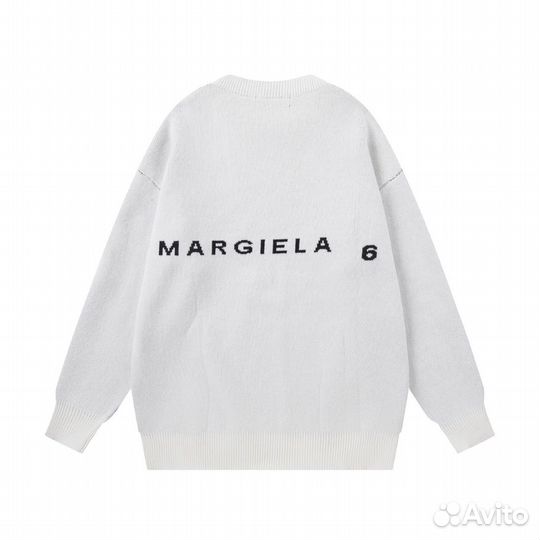 Maison margiela свитер белый мм6