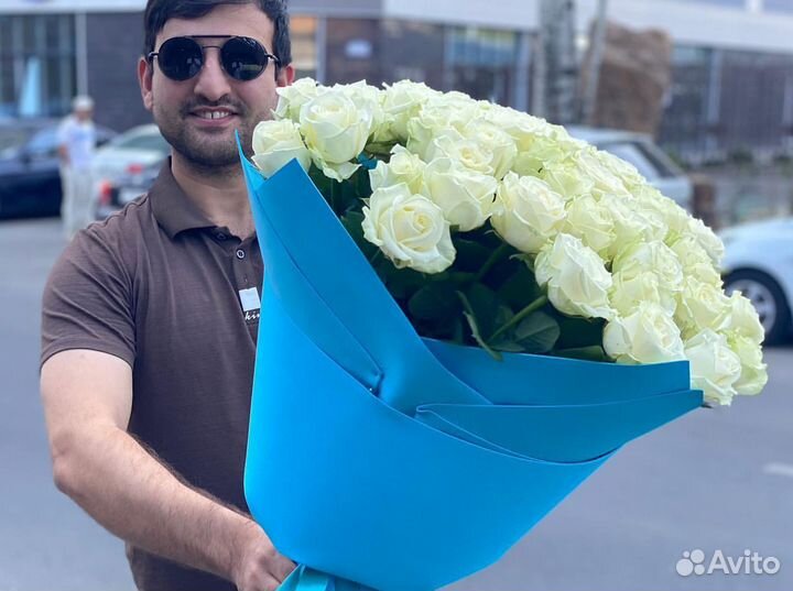 Розы красные 25 35 45 55 роз 101 роза букет цветы