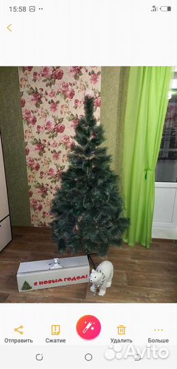 Елочка пушистая сосна, украшения в подарок