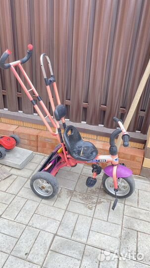 Велик с ручкой бу