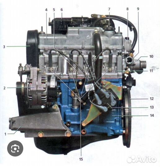 Двигатель ваз 2115