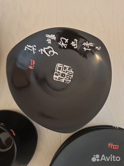 Сервиз столовый керамический в японском стиле