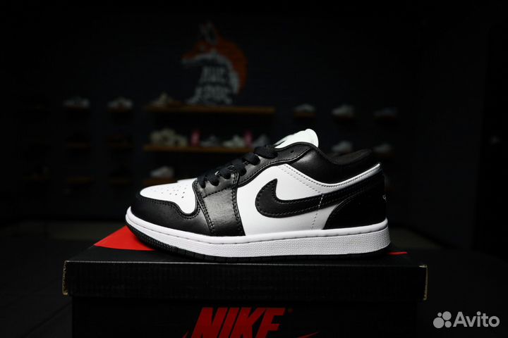 Кроссовки Nike Air Jordan 1 Low Black White