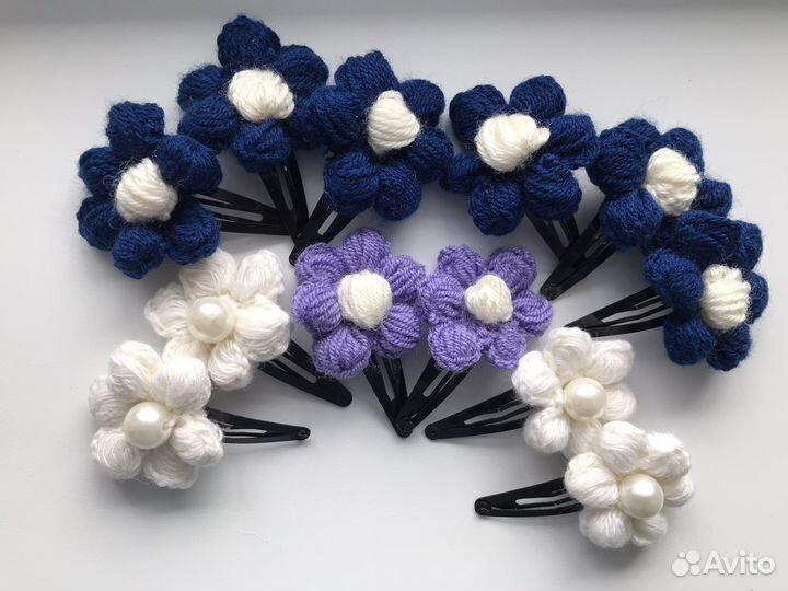Заколка для волос ручной работы