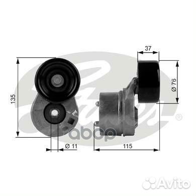 Ford Transit 2.0TD/2.4TD D 1/00- T38431 Gates