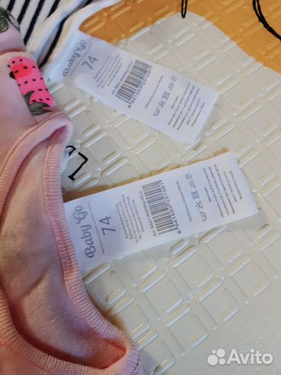 Пакет вещей на девочку 74р