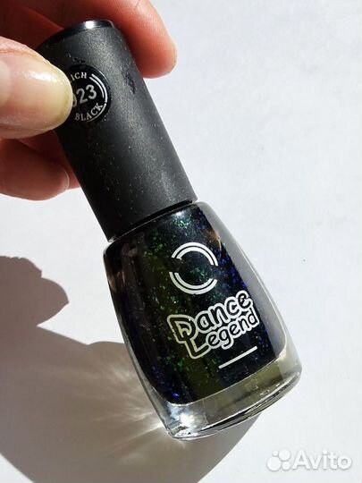 Лак для ногтей dance legend rich black 923