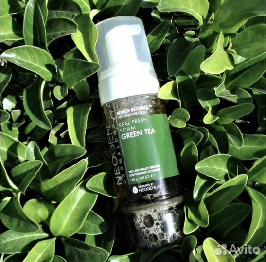 Neogen пенка мусс для умывания с зел чаем 160 мл